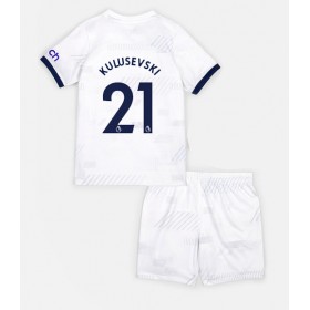 Tottenham Hotspur Dejan Kulusevski #21 Hemmakläder Barn 2023-24 Kortärmad (+ Korta byxor)